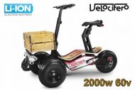 Scooter électrique Velocifero 2000W 60V MAD TRUCK  6'' lithium. OFFROAD